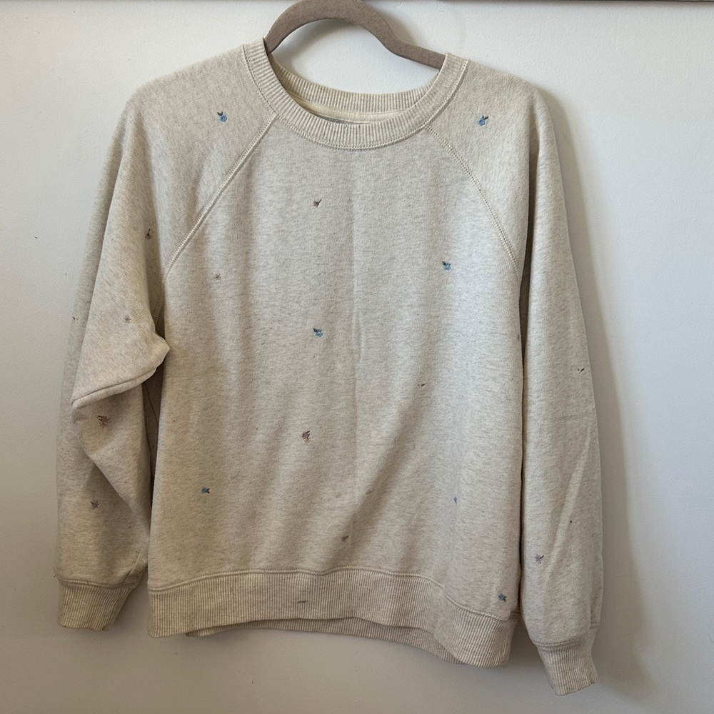 American Eagle Flowered Pullover